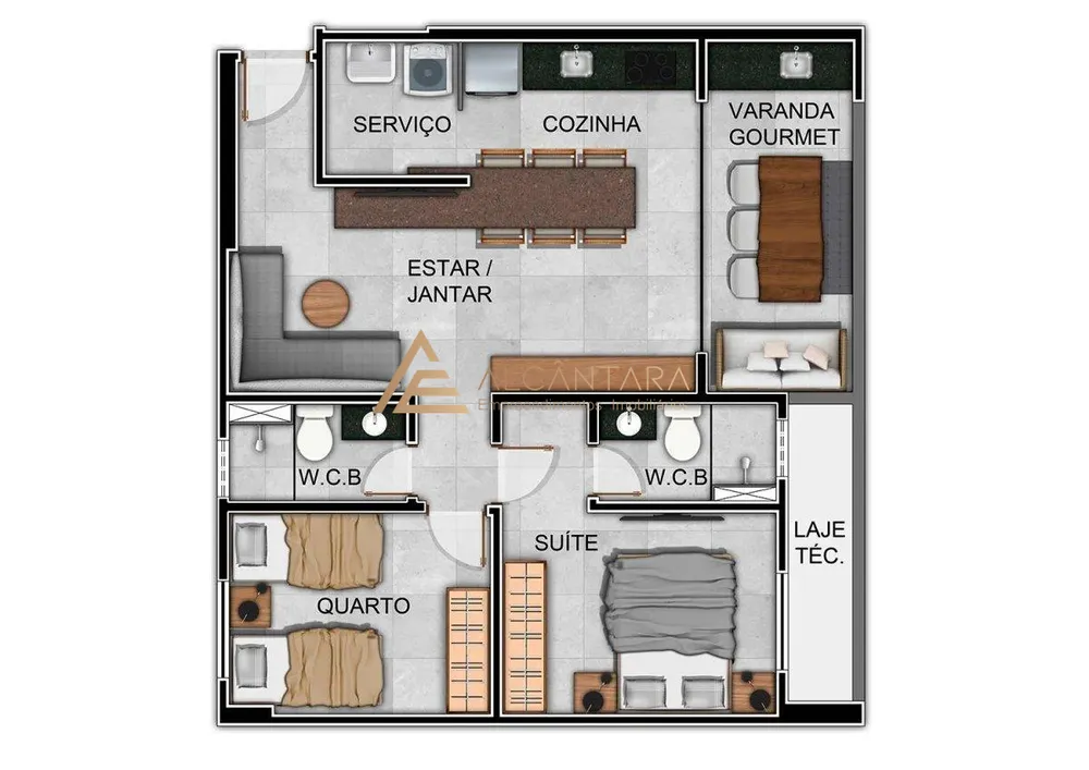 Apartamento, 2 quartos, 66 m² - Foto 15