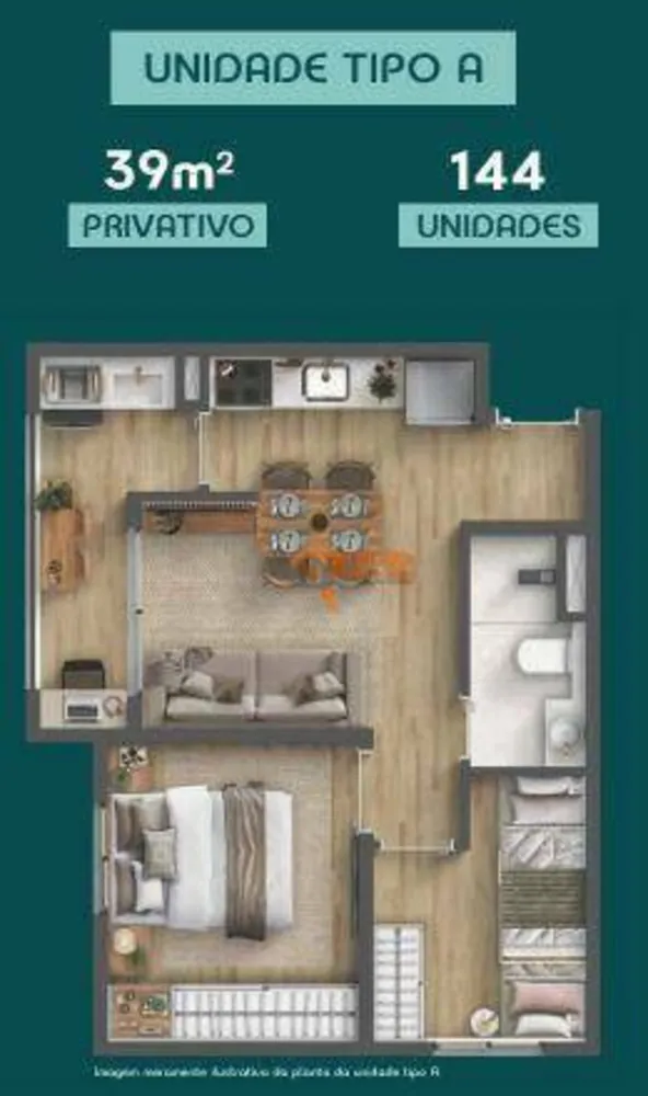 Apartamento, 2 quartos, 39 m² - Foto 4