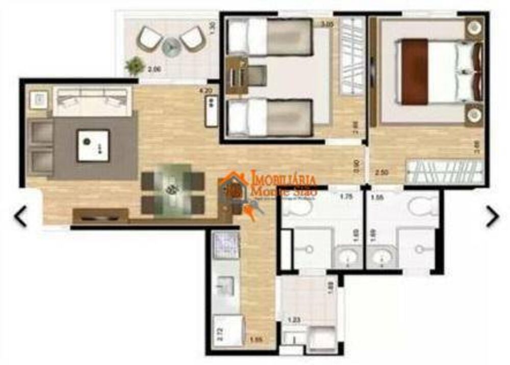 Apartamento, 2 quartos, 57 m² - Foto 16