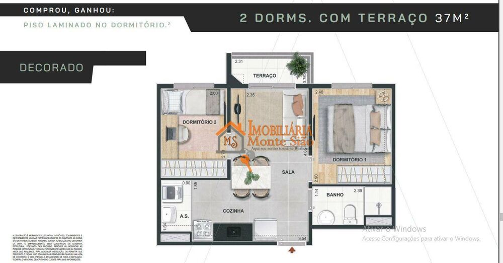Apartamento, 2 quartos, 38 m² - Foto 7