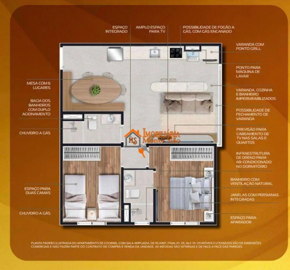 Apartamento, 2 quartos, 72 m² - Foto 2