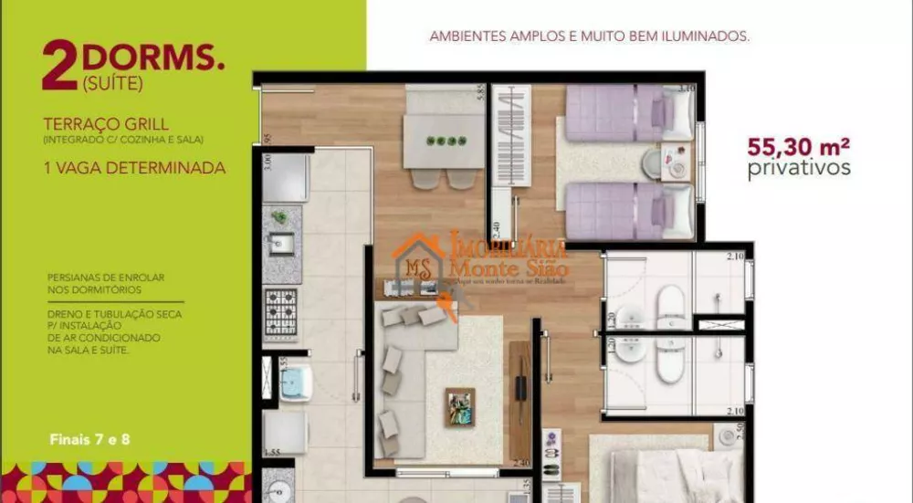 Apartamento, 2 quartos, 45 m² - Foto 22