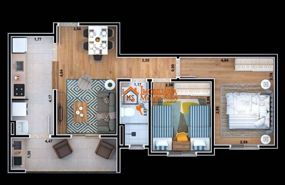 Apartamento, 2 quartos, 58 m² - Foto 16