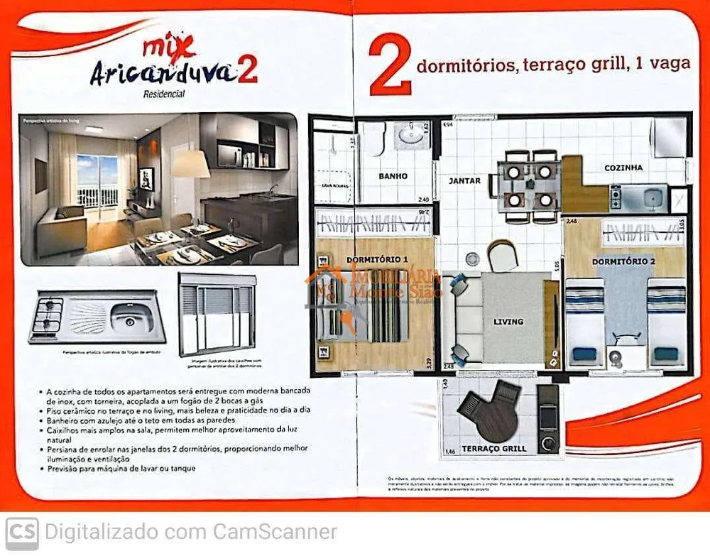 Apartamento, 2 quartos, 48 m² - Foto 7