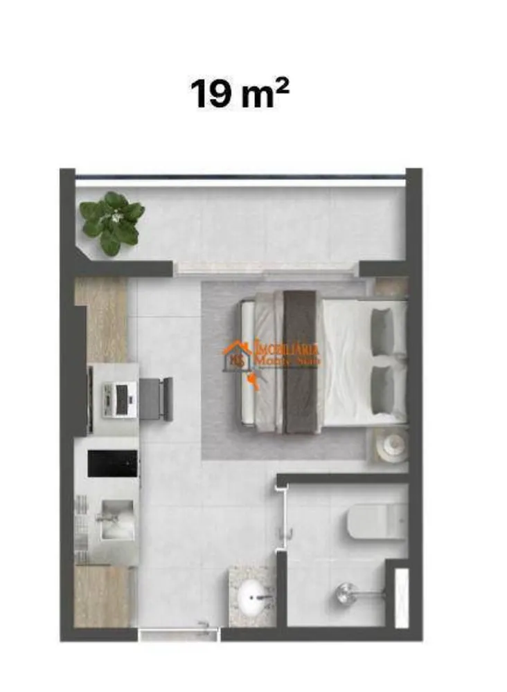 Flat/Apart Hotel, 1 quarto, 19 m² - Foto 2