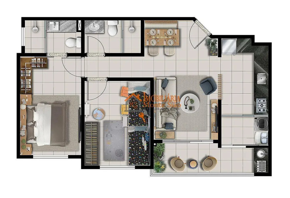 Apartamento, 2 quartos, 135 m² - Foto 8