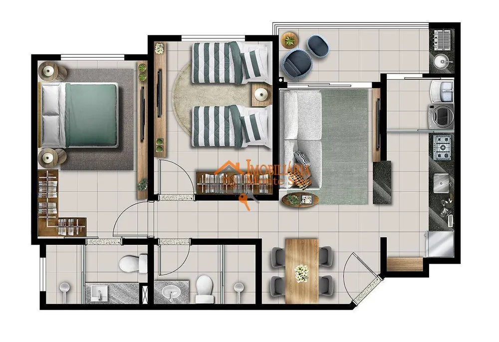Apartamento, 2 quartos, 135 m² - Foto 7