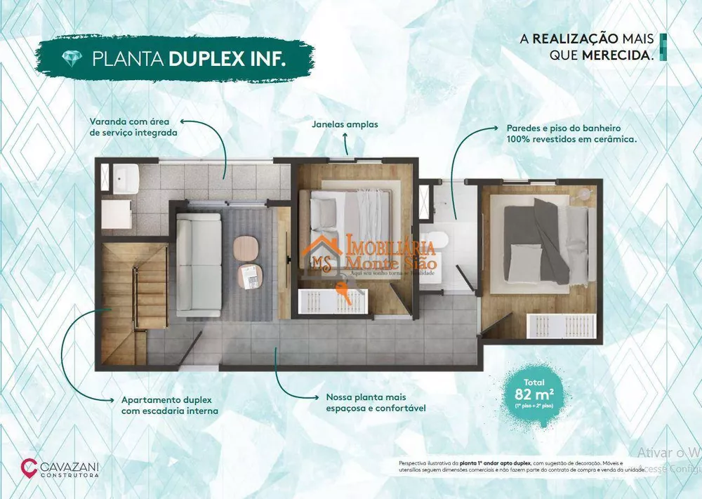 Apartamento, 2 quartos, 74 m² - Foto 2