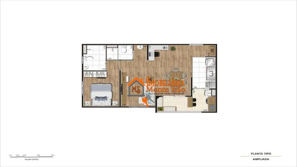 Apartamento, 2 quartos, 55 m² - Foto 23