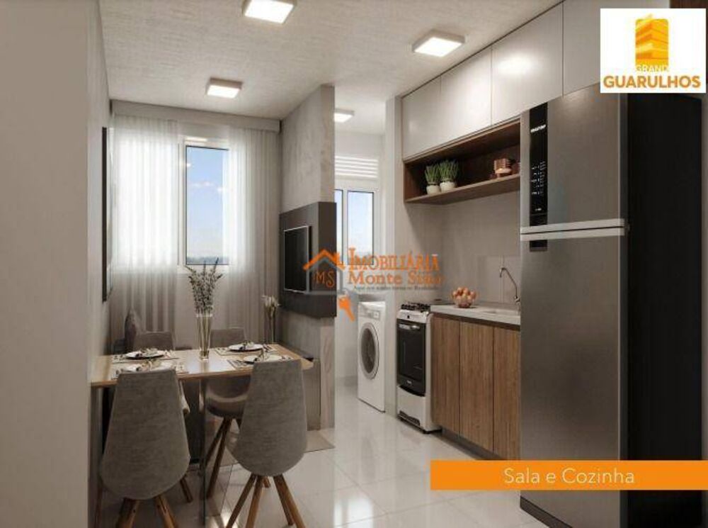 Apartamento à venda com 2 quartos, 37m² - Foto 1