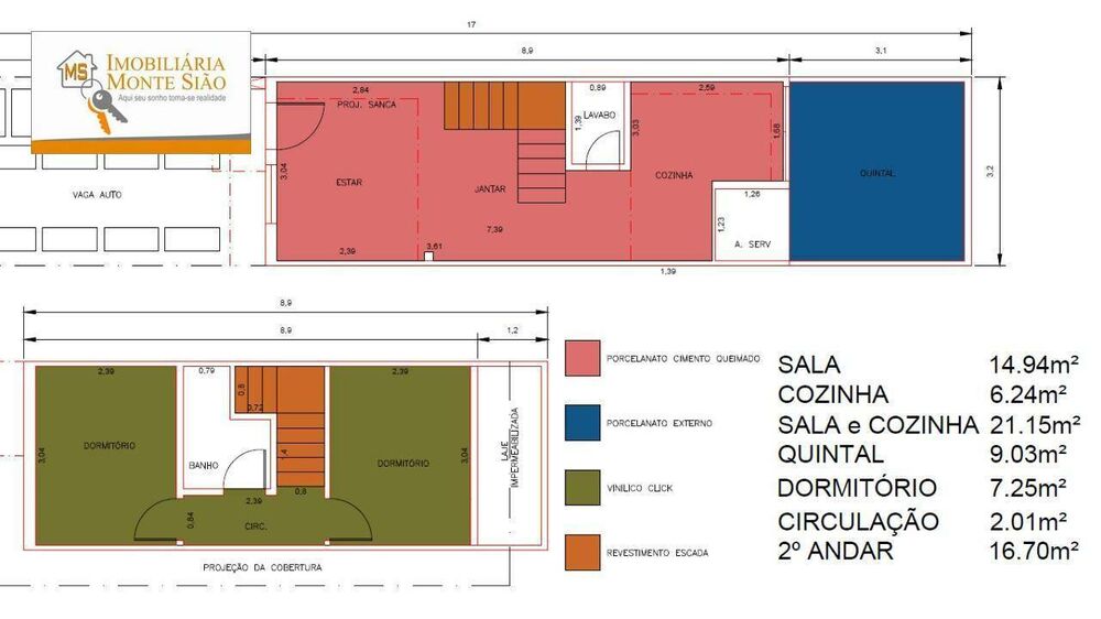Sobrado, 2 quartos, 58 m² - Foto 6