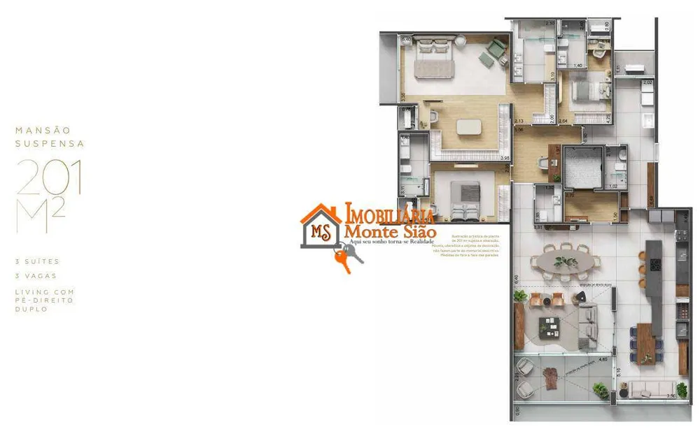 Apartamento, 4 quartos, 201 m² - Foto 5