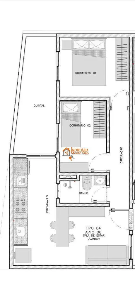 Apartamento, 2 quartos, 48 m² - Foto 8
