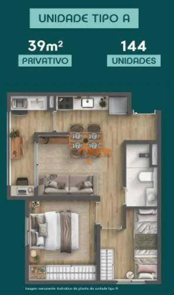 Apartamento, 2 quartos, 39 m² - Foto 5
