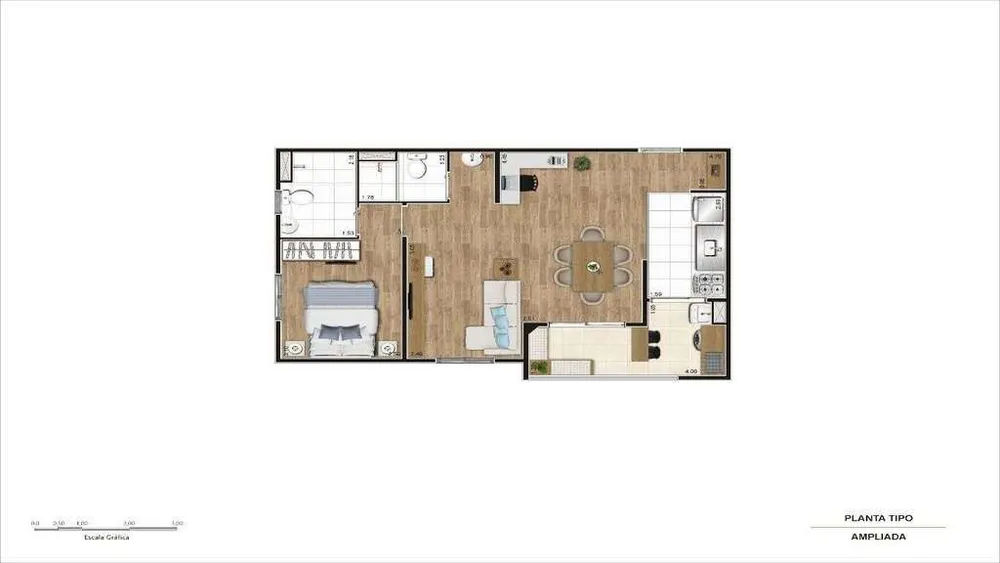Apartamento, 2 quartos, 47 m² - Foto 5