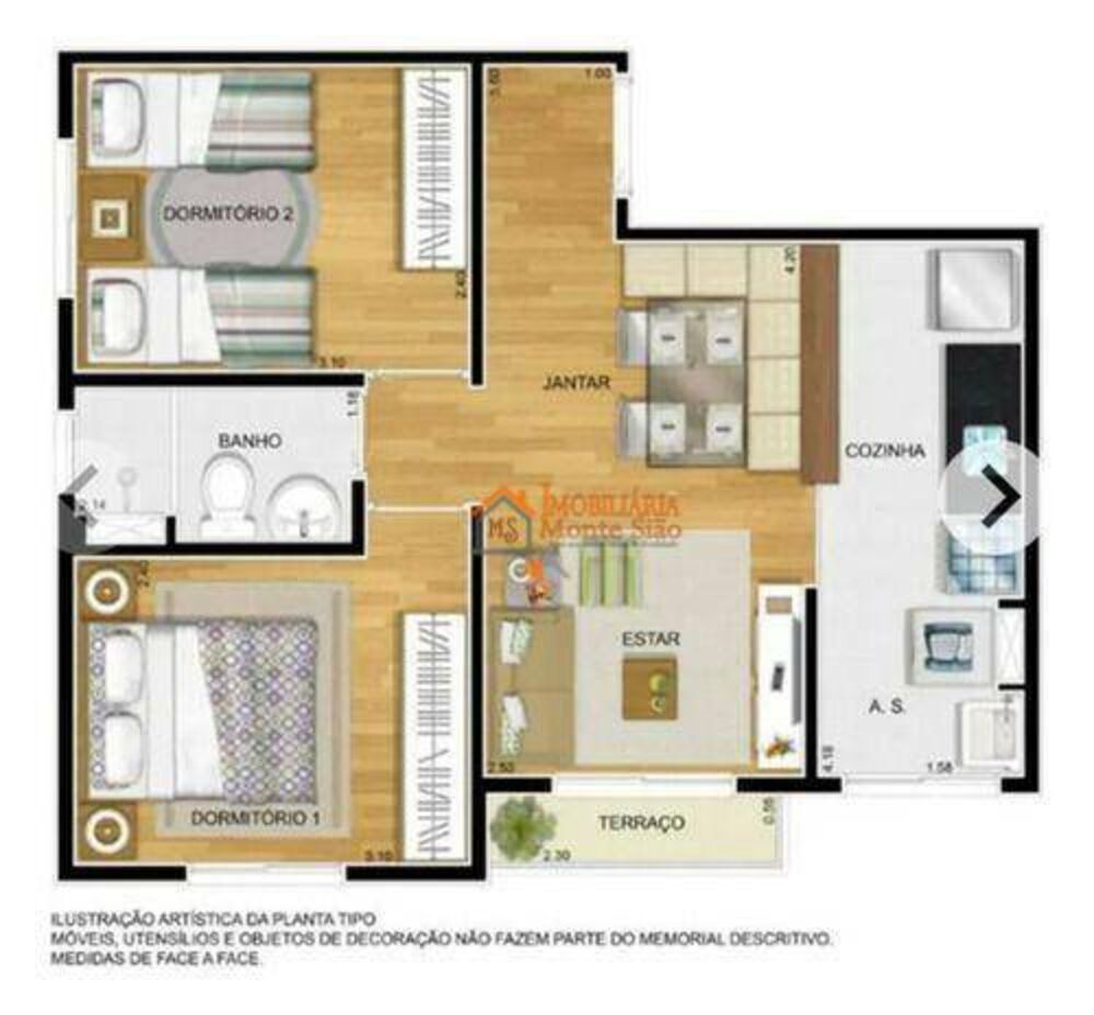 Apartamento, 2 quartos, 50 m² - Foto 11