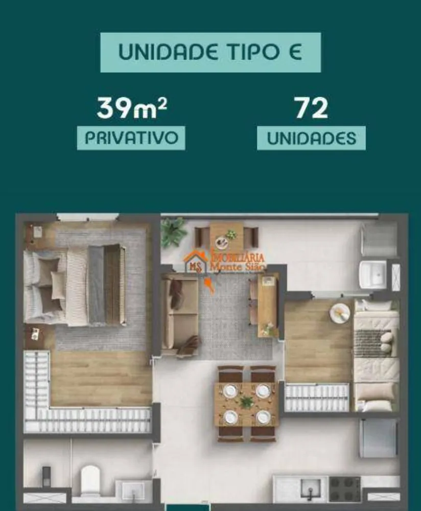 Apartamento, 1 quarto, 39 m² - Foto 4