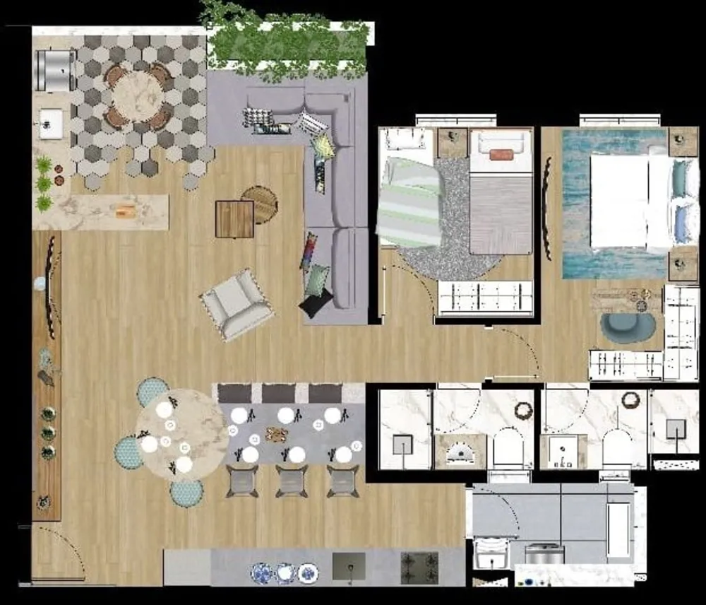 Apartamento, 2 quartos, 75 m² - Foto 12
