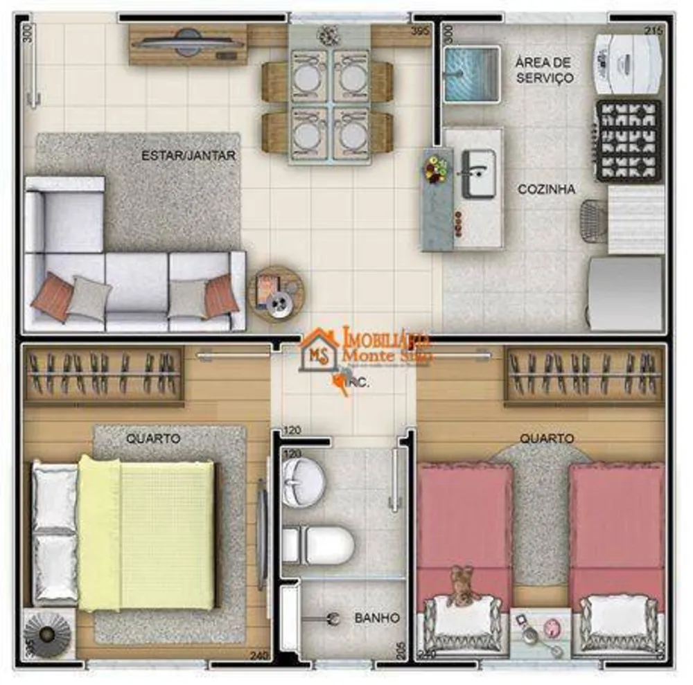 Apartamento, 2 quartos, 48 m² - Foto 4