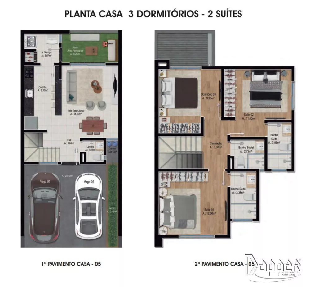 Casa à venda com 3 quartos - Foto 6