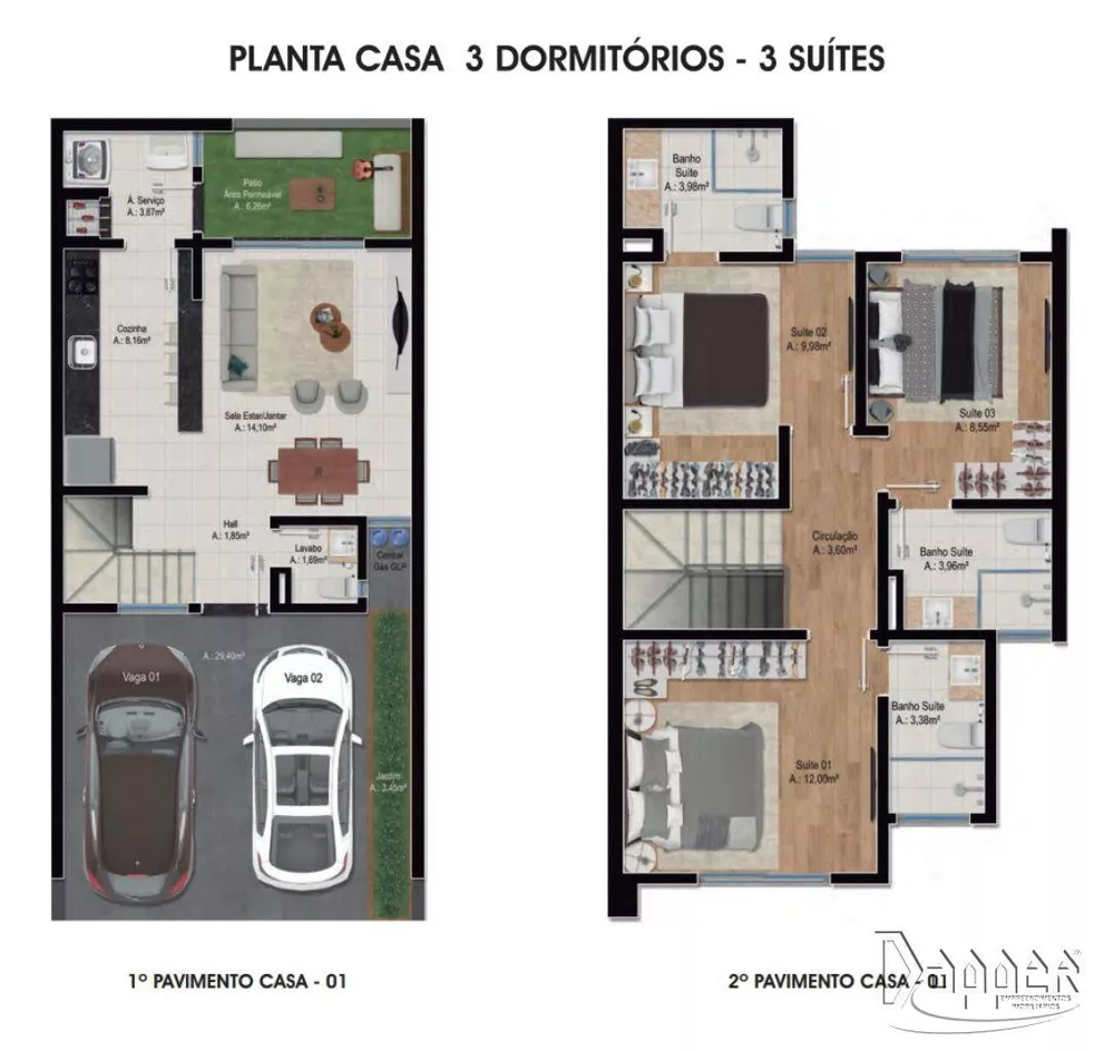 Casa à venda com 3 quartos - Foto 7