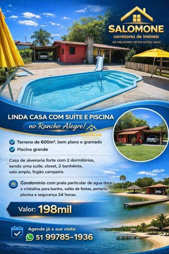 Chácara, 2 quartos, 600 m² - Foto 1