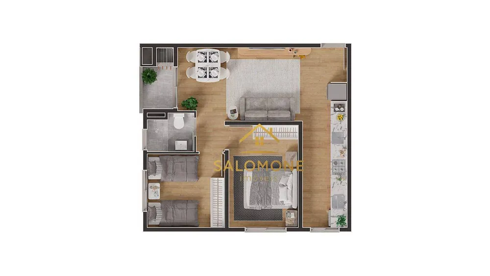 Apartamento, 2 quartos, 56 m² - Foto 5