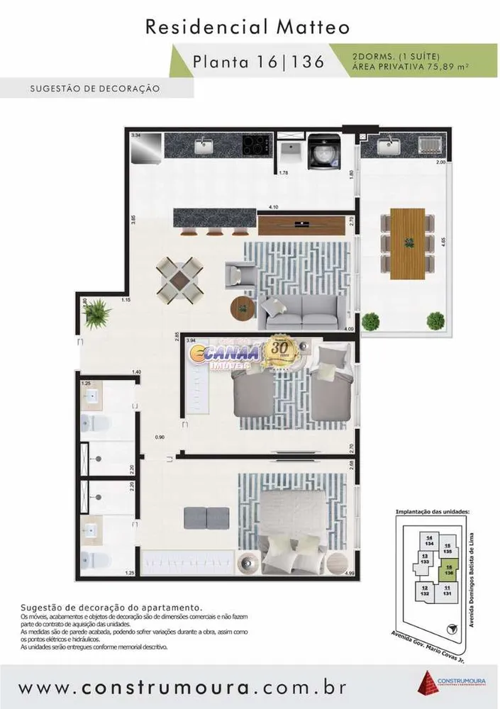 Apartamento, 2 quartos, 75 m² - Foto 15