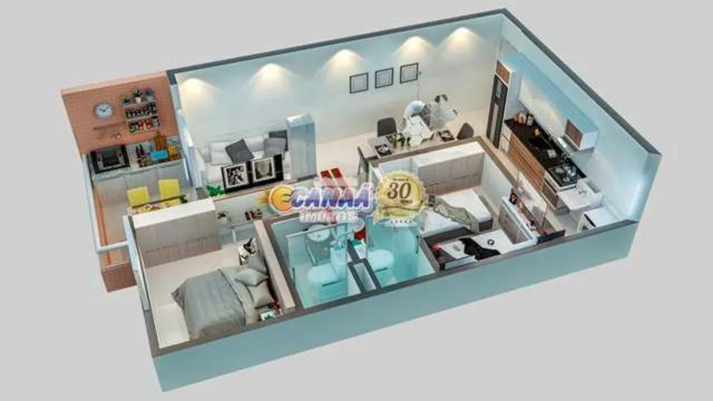 Apartamento, 2 quartos, 60 m² - Foto 9