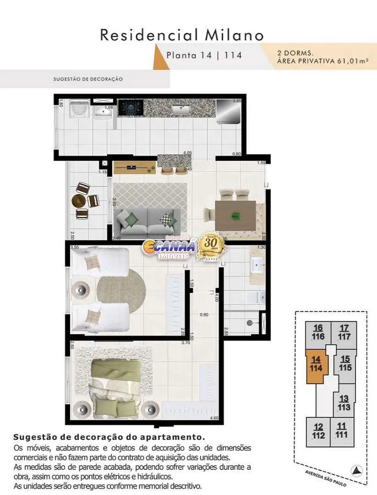 Apartamento, 2 quartos, 60 m² - Foto 5