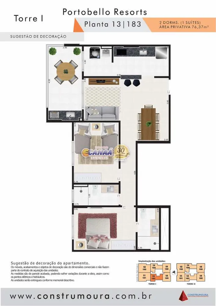 Apartamento, 2 quartos, 78 m² - Foto 12