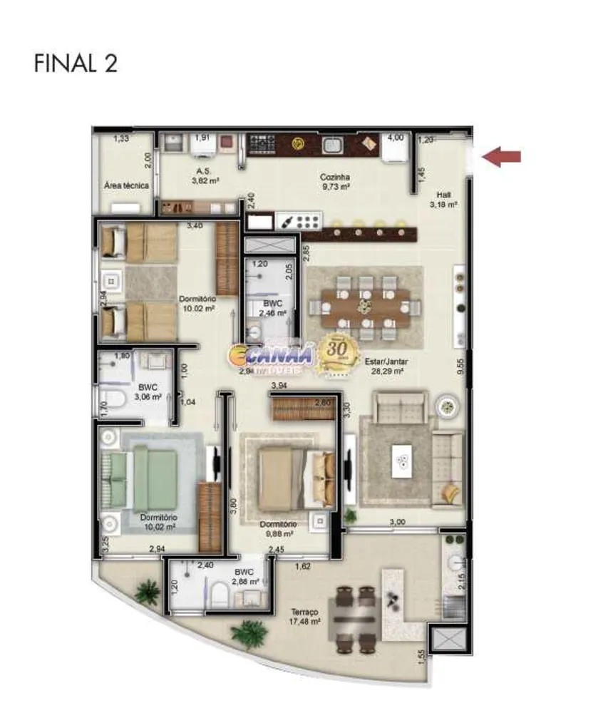 Apartamento, 3 quartos, 112 m² - Foto 12