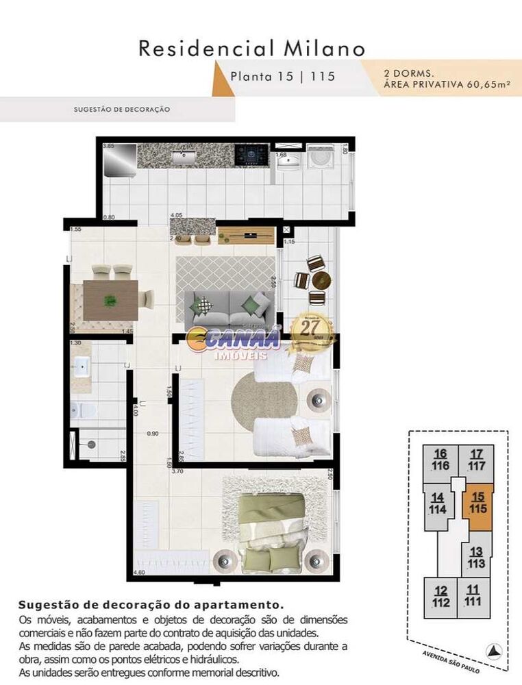 Apartamento, 2 quartos, 60 m² - Foto 4