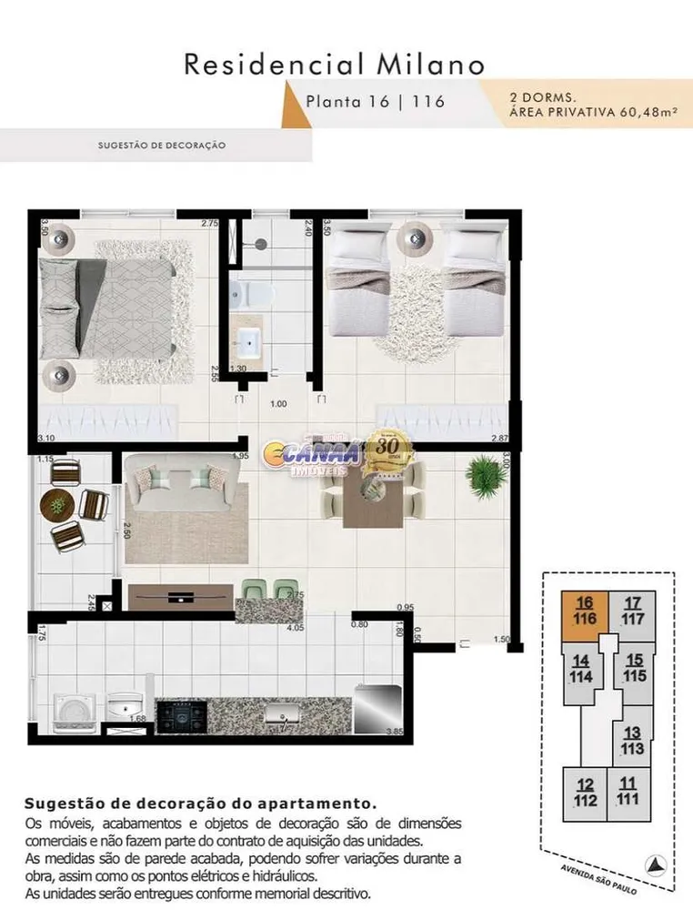 Apartamento, 2 quartos, 60 m² - Foto 5