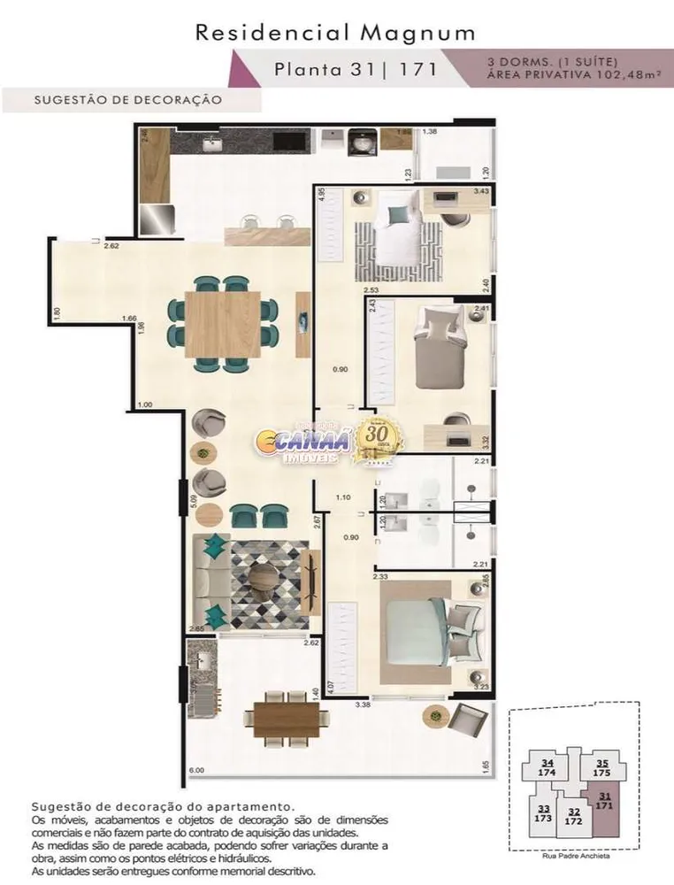 Apartamento, 3 quartos, 102 m² - Foto 11