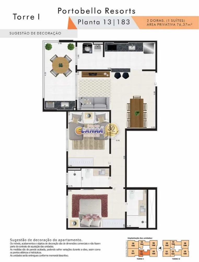 Apartamento, 2 quartos, 76 m² - Foto 4