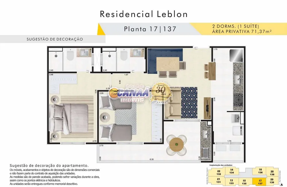 Apartamento, 2 quartos, 71 m² - Foto 9