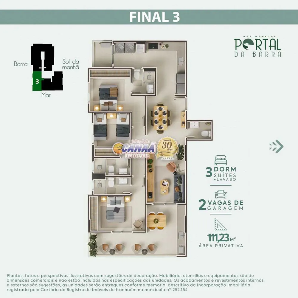 Apartamento, 3 quartos, 111 m² - Foto 14