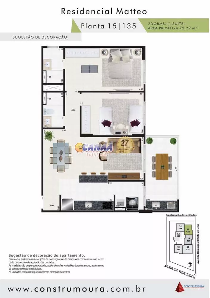 Apartamento à venda com 2 quartos, 79m² - Foto 14