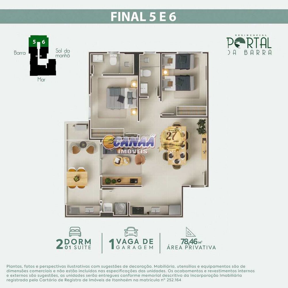 Apartamento, 2 quartos, 78 m² - Foto 8