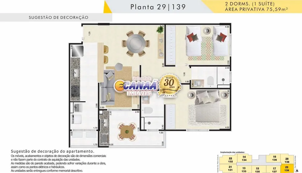 Apartamento, 2 quartos, 79 m² - Foto 3