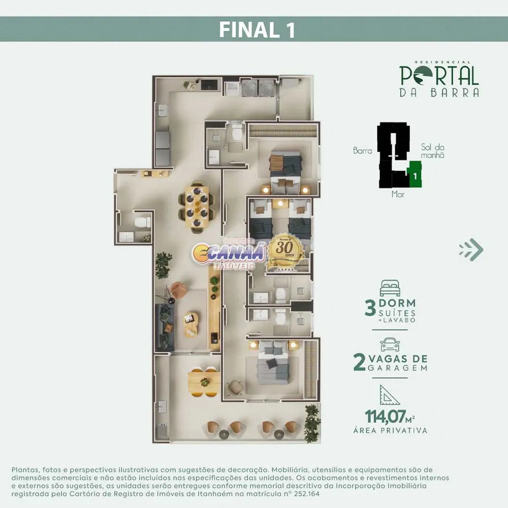 Apartamento, 3 quartos, 114 m² - Foto 14
