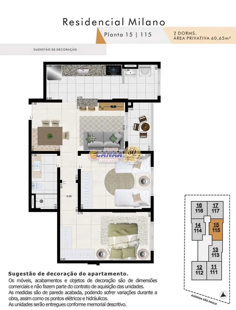 Apartamento, 2 quartos, 60 m² - Foto 5