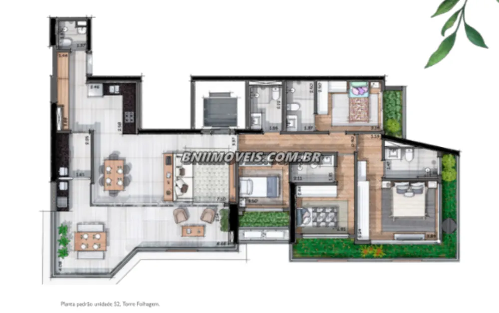 Apartamento, 3 quartos, 167 m² - Foto 3