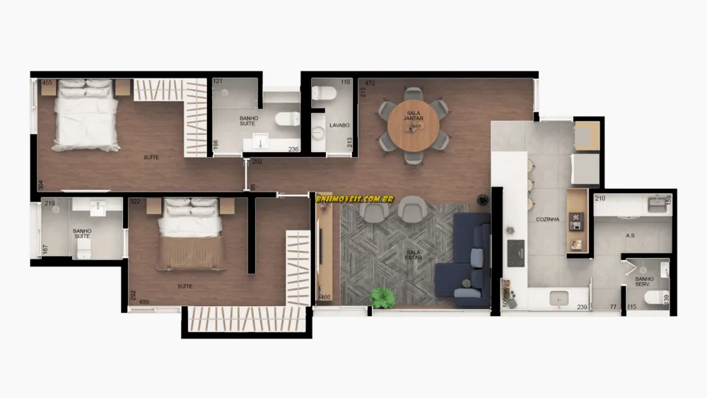 Apartamento, 2 quartos, 100 m² - Foto 4