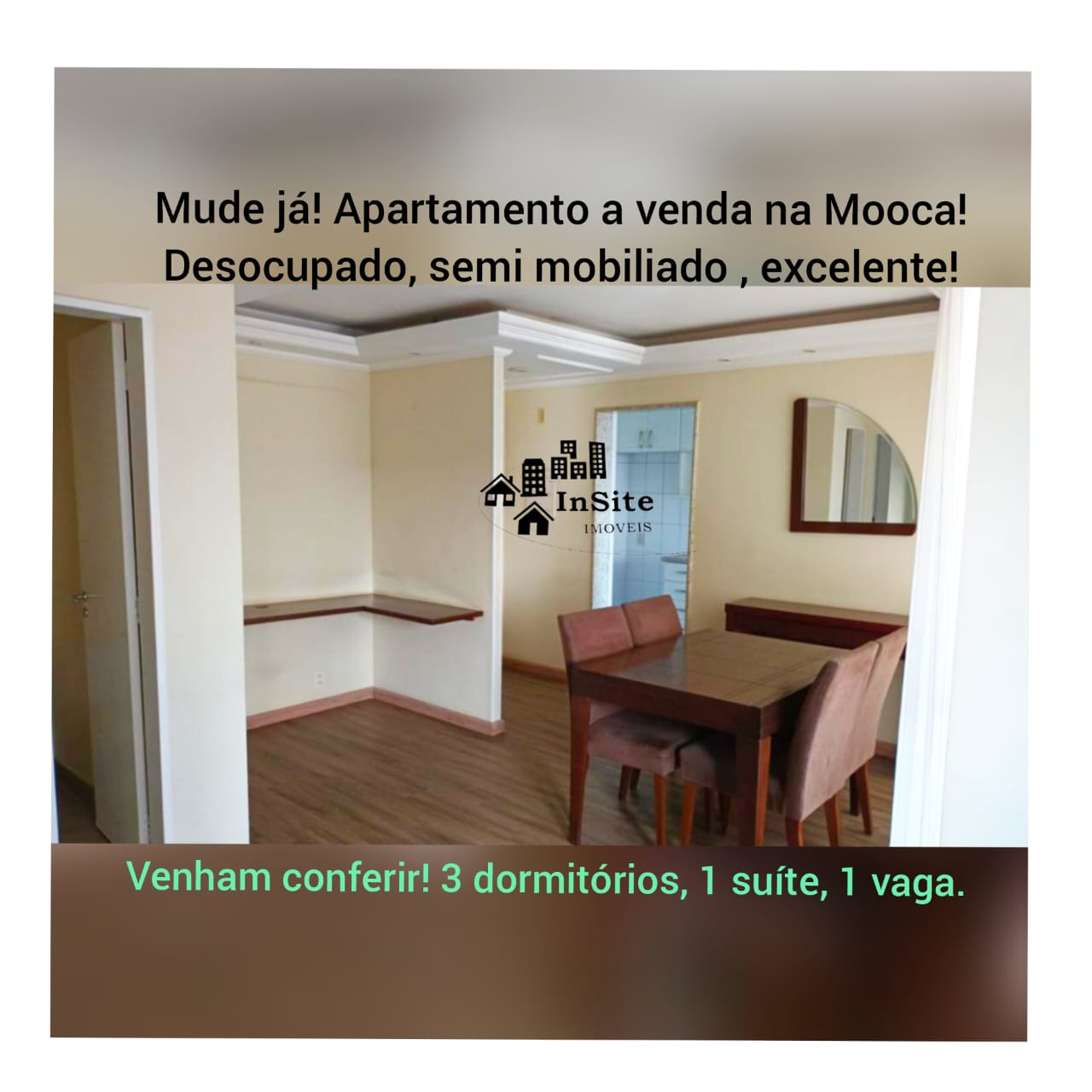 Apartamento à venda com 3 quartos, 63m² - Foto 1