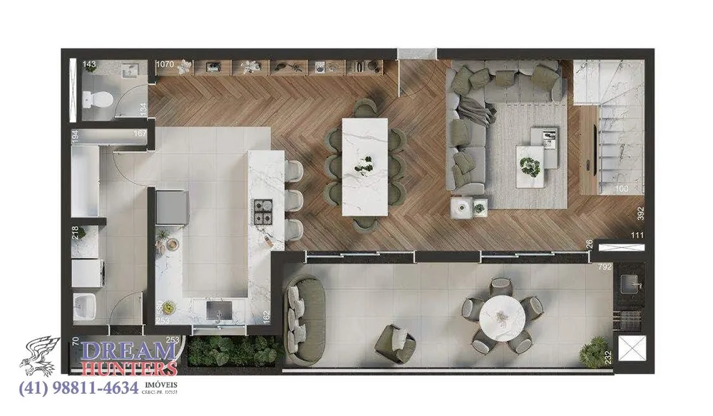 Cobertura, 3 quartos, 157 m² - Foto 7