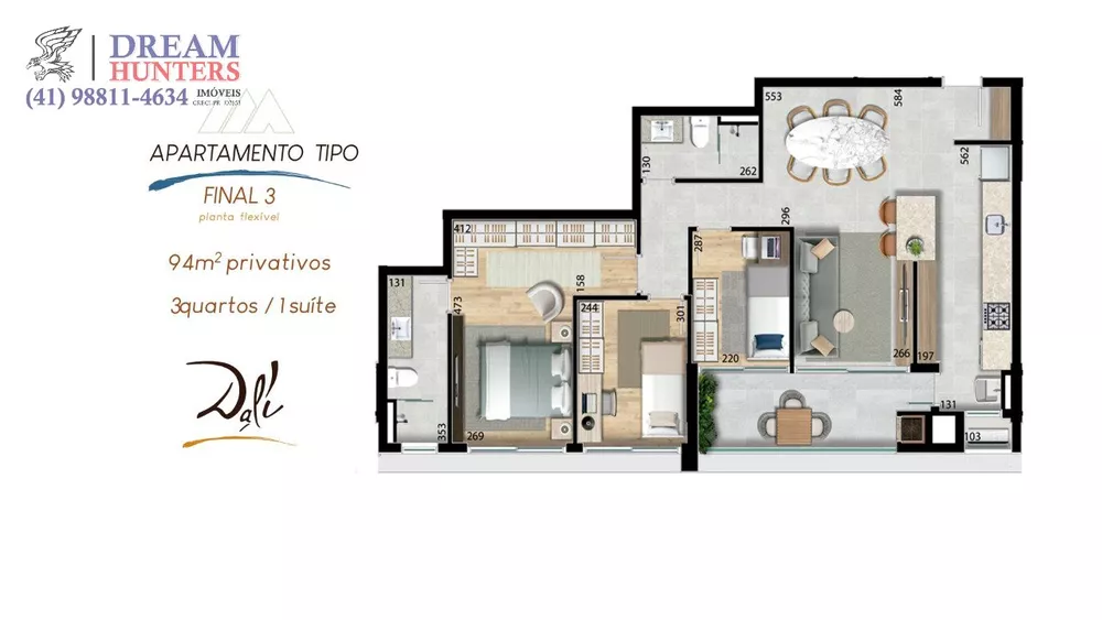 Apartamento, 3 quartos, 106 m² - Foto 4