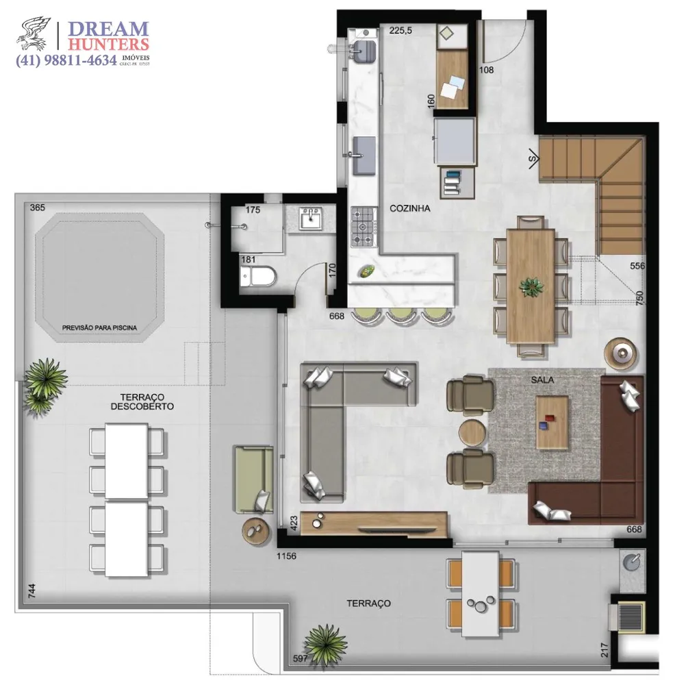 Cobertura, 3 quartos, 196 m² - Foto 12