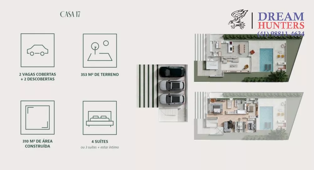 Casa de Condomínio, 4 quartos - Foto 4